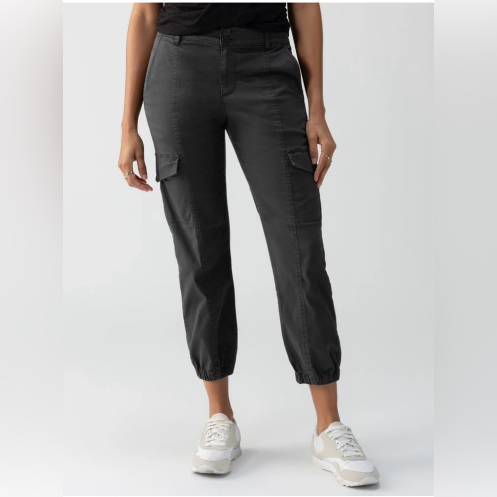 Sanctuary Rebel standard surplus Black Cropped Cargo Pants